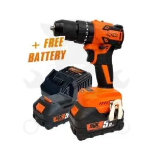 Fúró-csavarozó, akkus 18V 50 Nm 2db 5.0Ah 10 mm tokmány - SP Tools