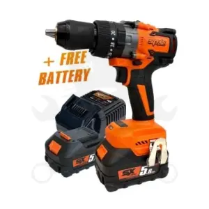 Ütvefúró-csavarbehajtó, akkus 18V 65 Nm 2db 5.0Ah 13 mm - SP Tools