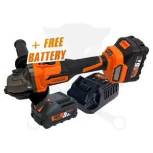 Sarokcsiszoló, akkus 18V 125 mm 2 db 6.0Ah 1200 W - SP Tools