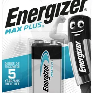 Elem 9V - 6LR61 - MN1604 - alkáli Energizer Max Plus