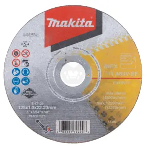 Vágókorong 125 x 1.0 x 22.23 mm INOX 80m/s - Makita