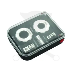 Racsnis fej, marok 1/4" + 3/8"-os dugókulcs fejekhez + 1/4" bittartó
