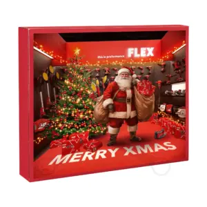 Karácsonyi szerszámkészlet ADVENTI KALENDÁRIUM - FLEX - 36 db-os