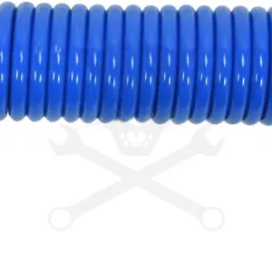 Levegőcső spirál  5 m kék - szerelt  8 mm / 5 mm PU - Yato