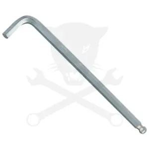 Imbuszkulcs hosszú 4 mm gömbvégű 4x140 mm