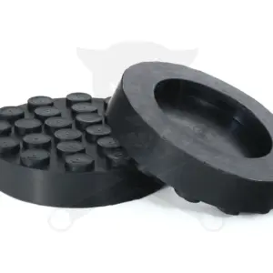 Gumipogácsa csápos emelőhöz 120/ 85 mm-es peremes+betét pöttyös