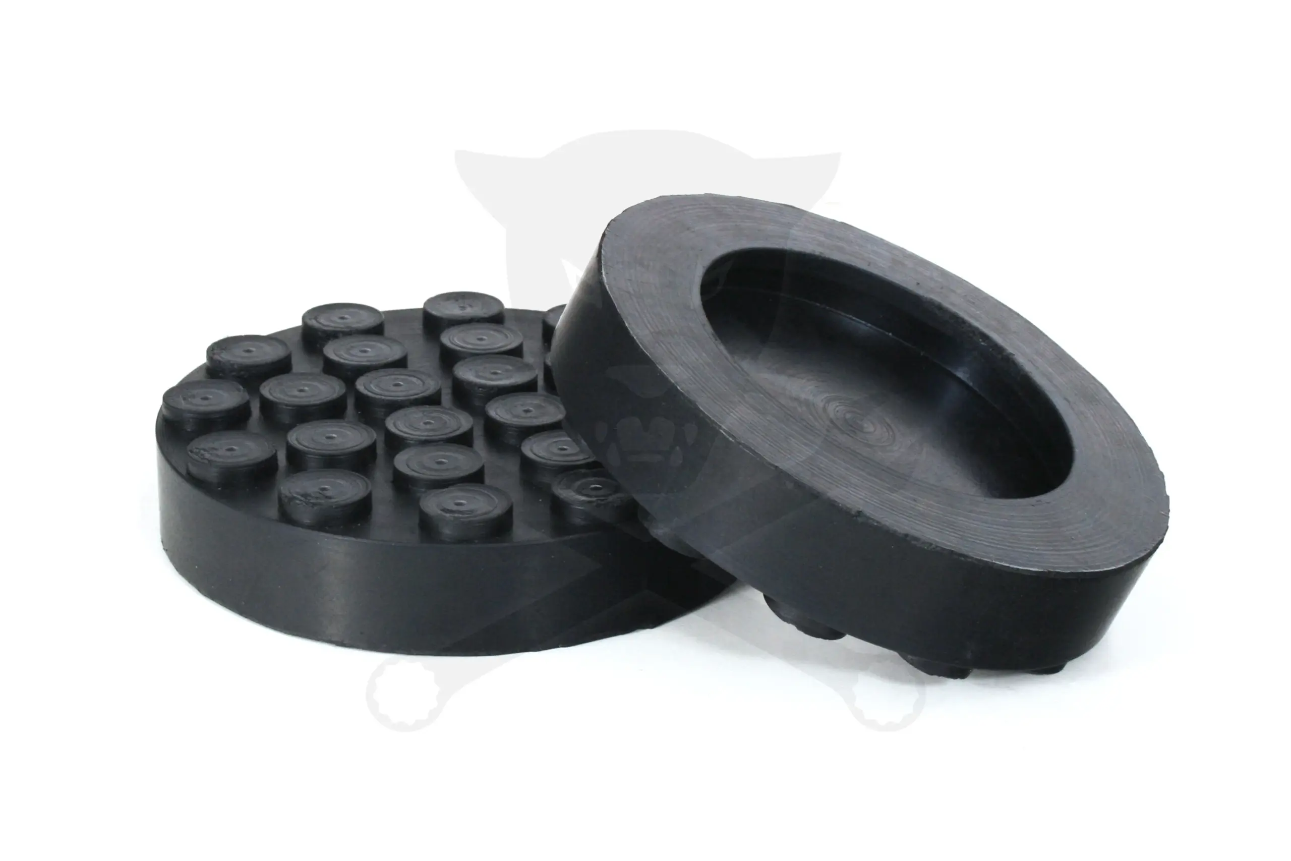 Gumipogácsa csápos emelőhöz 120/ 85 mm-es peremes+betét pöttyös
