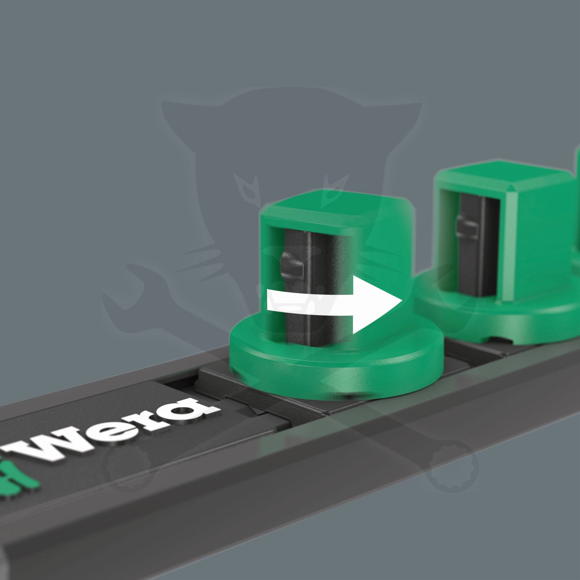 Légkulcsfej készlet 1/2" 9 db-os 13-21 mm Zyklop Impaktor - Wera - Image 3