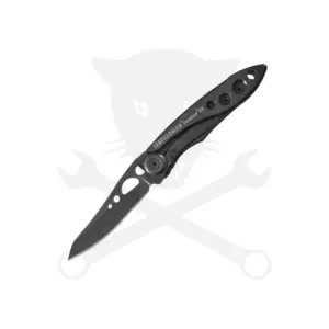 Kés, kihajtható Skeletool KB fekete kés
