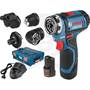 Fúró-csavarozó, akkus 12V   32 Nm 2×2.0 Ah GSR12V-32 + adapter készlet