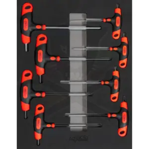 Tálcás SP Tools  "S" T-fogós Imbusz COLOS készlet 8 db-os